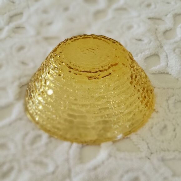 VINTAGE ✨️ Anchor Hocking Amber Glass Bowl - Picture 4 of 5